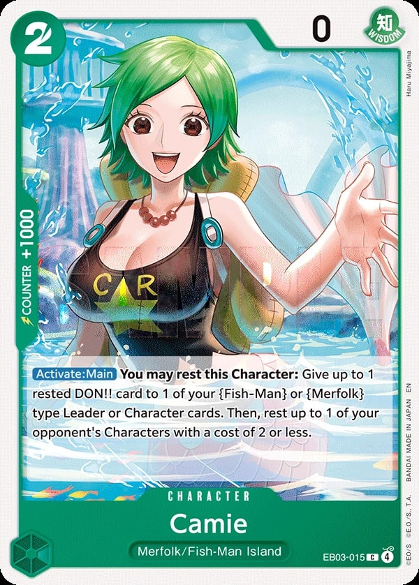 Camie (EB03-015) — Common One Piece card