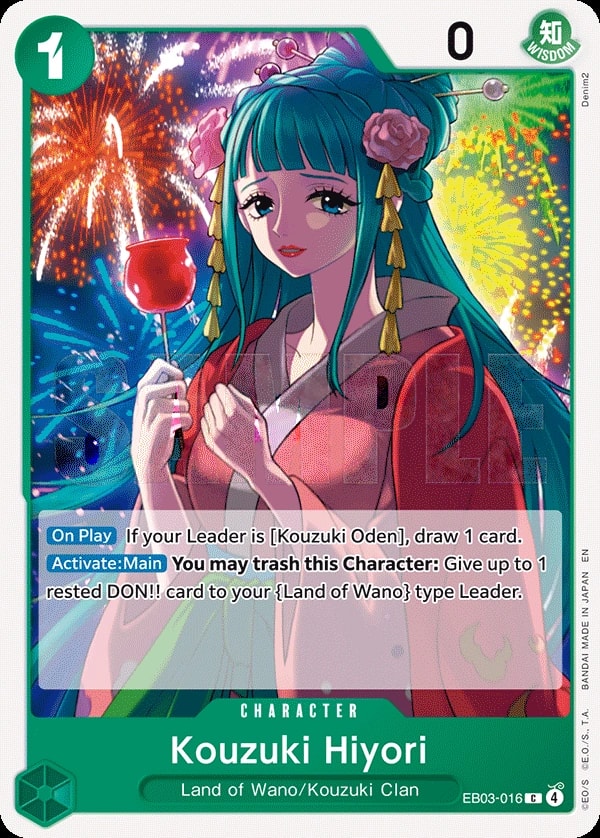 Kouzuki Hiyori (EB03-016) — Common One Piece card