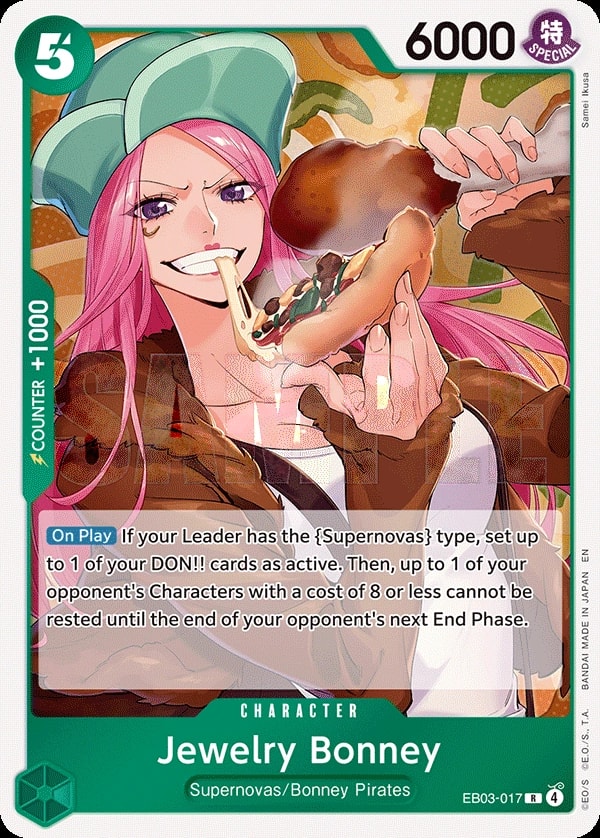 Jewelry Bonney (EB03-017) — Rare One Piece card