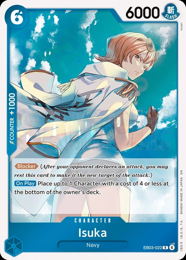 Isuka (EB03-022) — Rare One Piece card