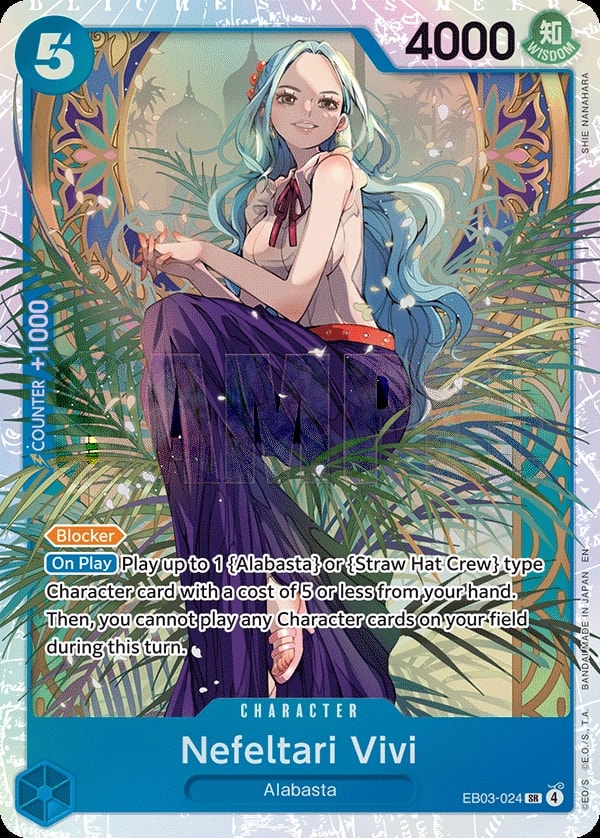 Nefeltari Vivi EB03-024 One Piece card