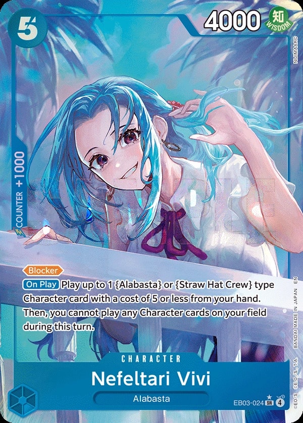 Nefeltari Vivi (024) (Alternate Art) One Piece card