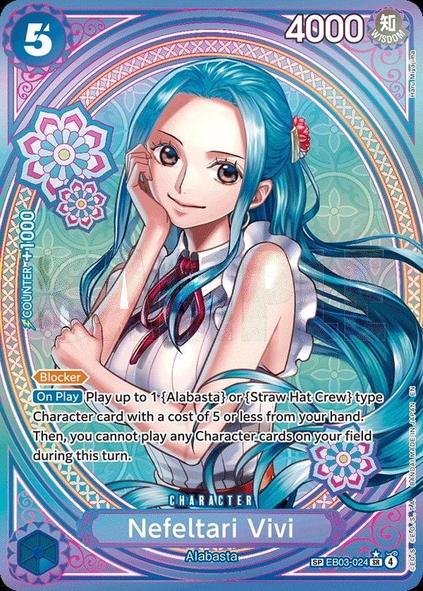 Nefeltari Vivi (024) (SP) One Piece card