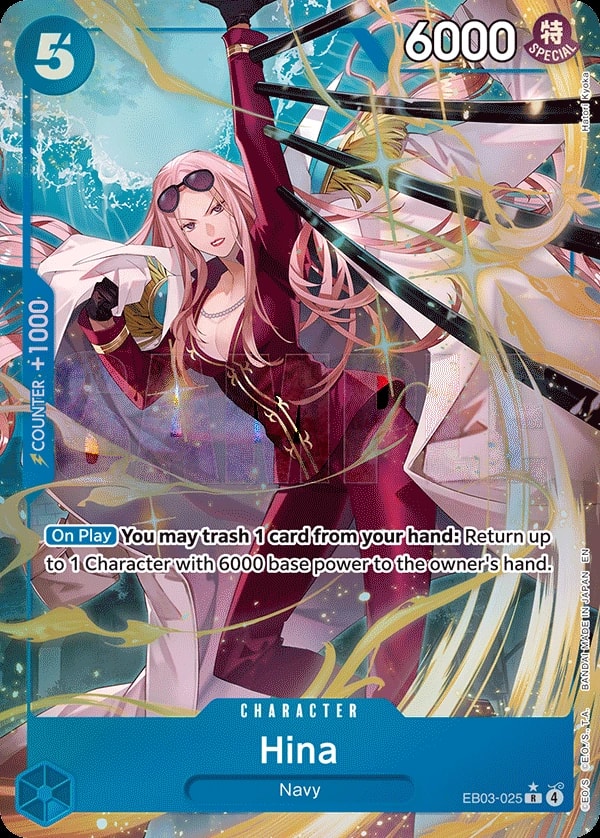 Hina (025) (Alternate Art) One Piece card
