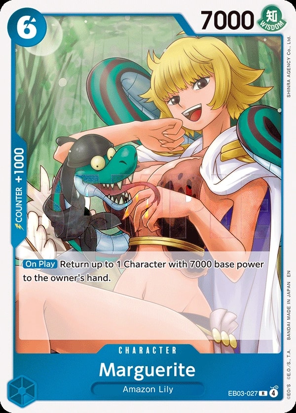 Marguerite (EB03-027) — Rare One Piece card