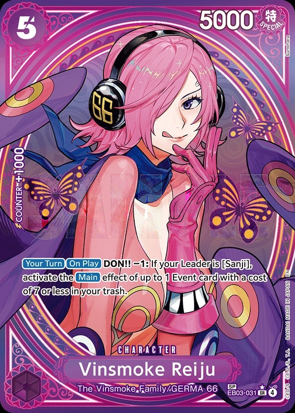 Vinsmoke Reiju (031) (SP) One Piece card
