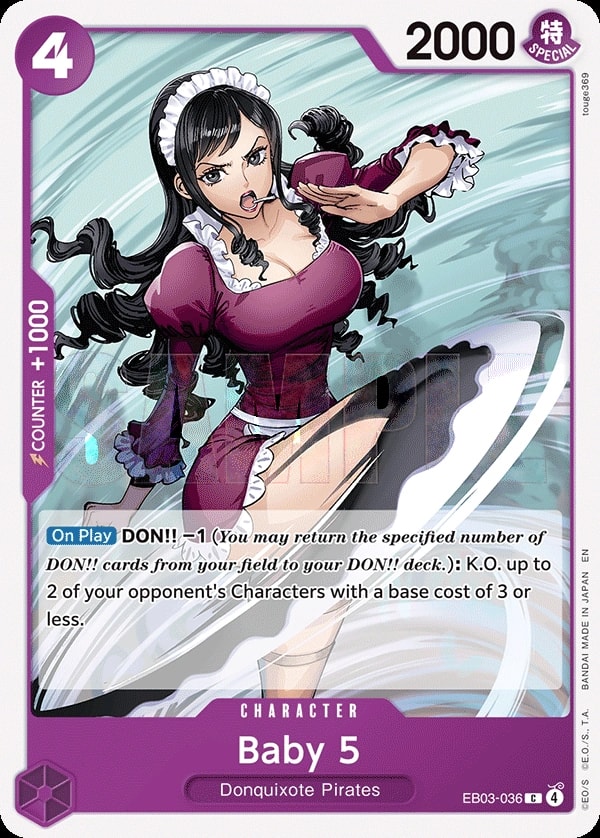 Baby 5 (EB03-036) — Common One Piece card