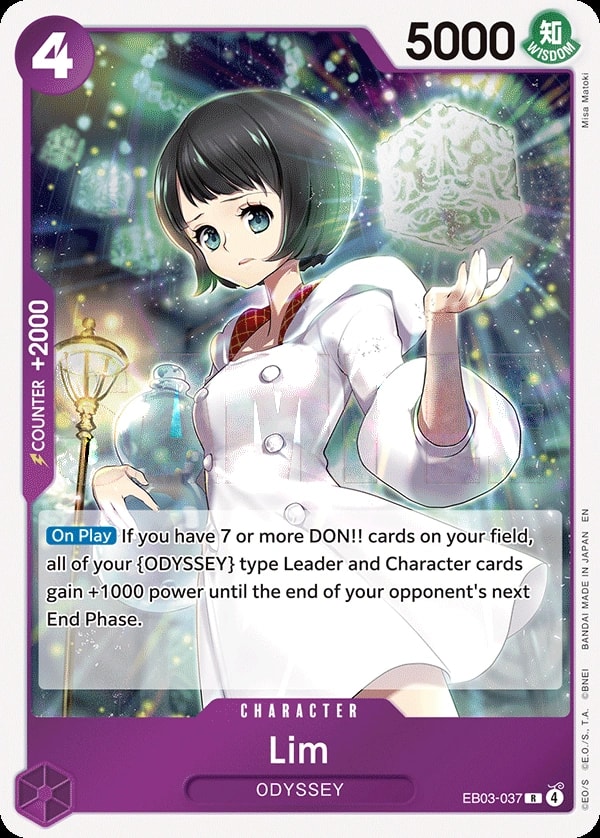 Lim (EB03-037) — Rare One Piece card