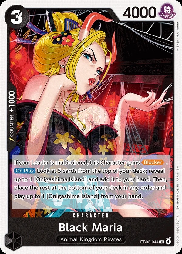 Black Maria (EB03-044) — Common One Piece card