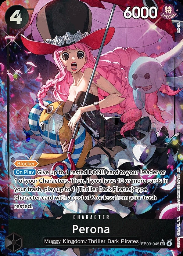 Perona (045) (Alternate Art) One Piece card