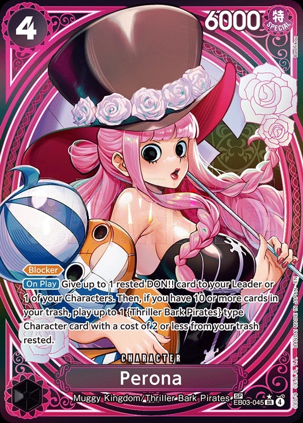 Perona (045) (SP) One Piece card