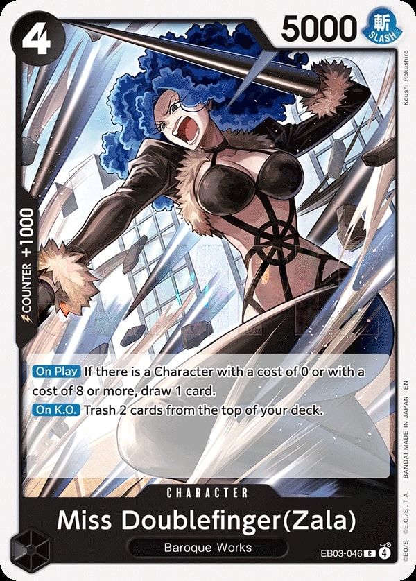 Miss Doublefinger (EB03-046) — Common One Piece card