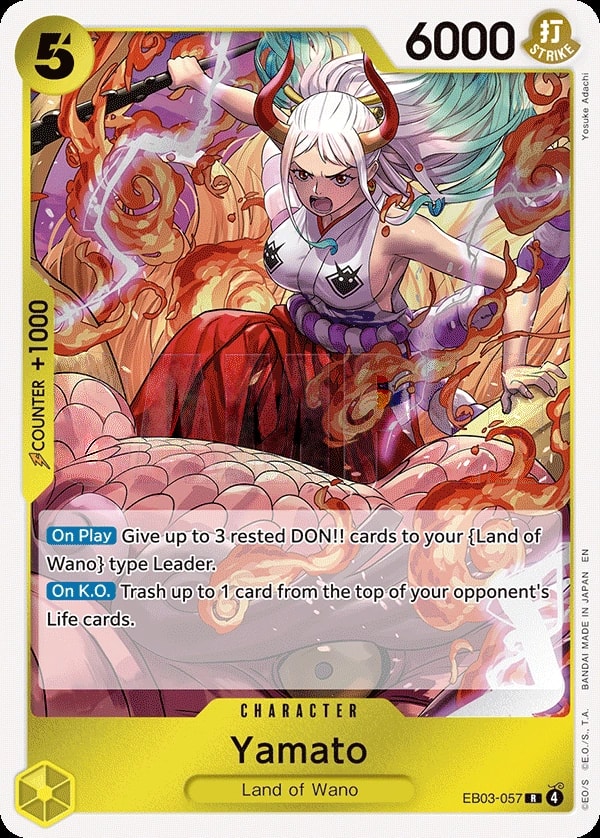 Yamato (EB03-057) — Rare One Piece card