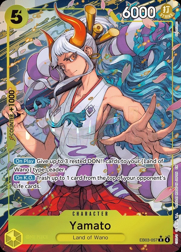 Yamato (057) (Alternate Art) One Piece card
