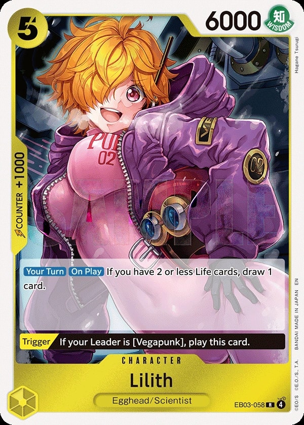 Lilith (EB03-058) — Rare One Piece card