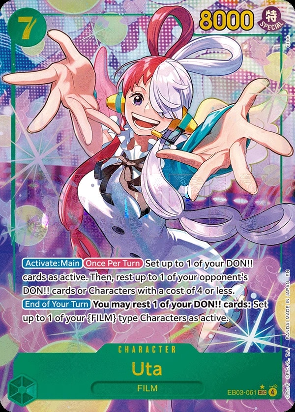 Uta (061) (Alternate Art) One Piece card