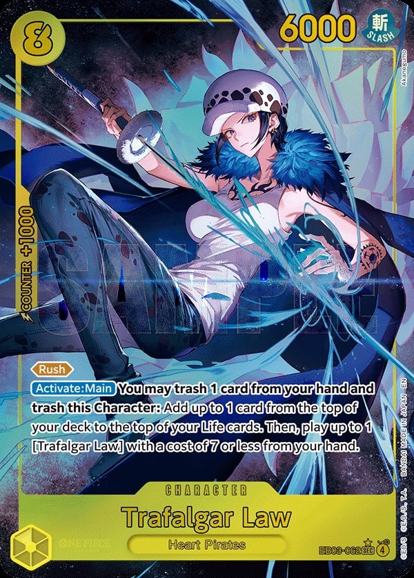 Trafalgar Law (062) (Alternate Art) One Piece card