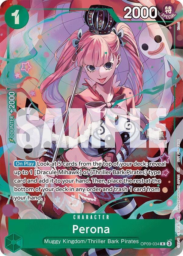 Perona (034) One Piece card