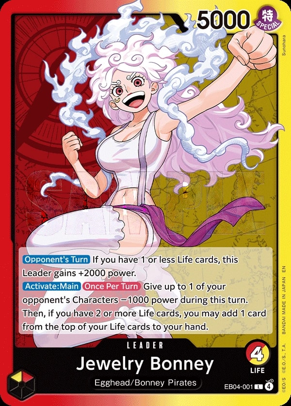 Jewelry Bonney EB04-001 One Piece leader card