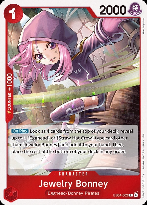 Jewelry Bonney (EB04-002) — Rare One Piece card