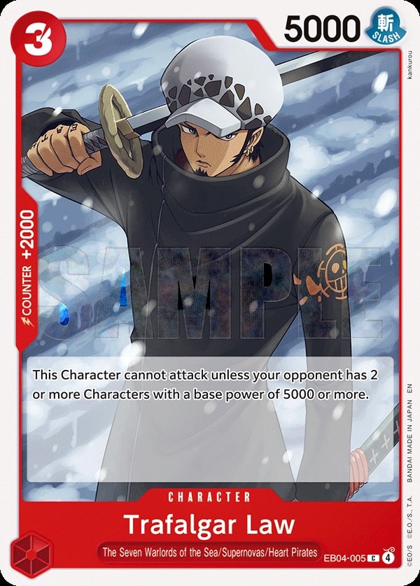 Trafalgar Law (EB04-005) — Common One Piece card