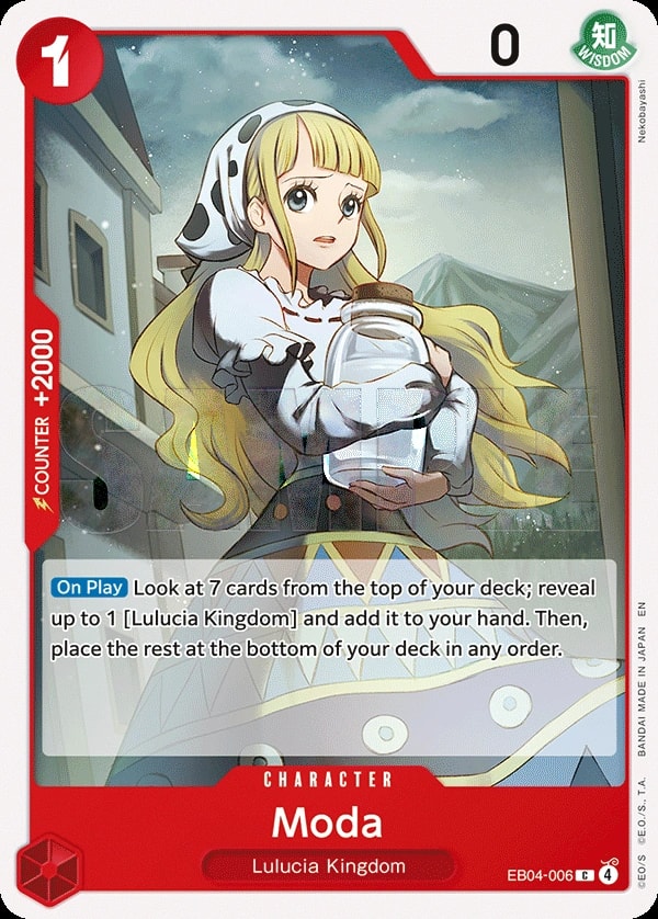 Moda (EB04-006) — Common One Piece card