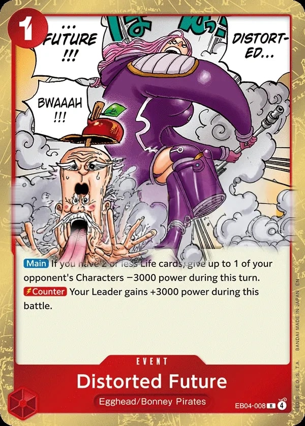 Distorted Future (EB04-008) — Rare One Piece card