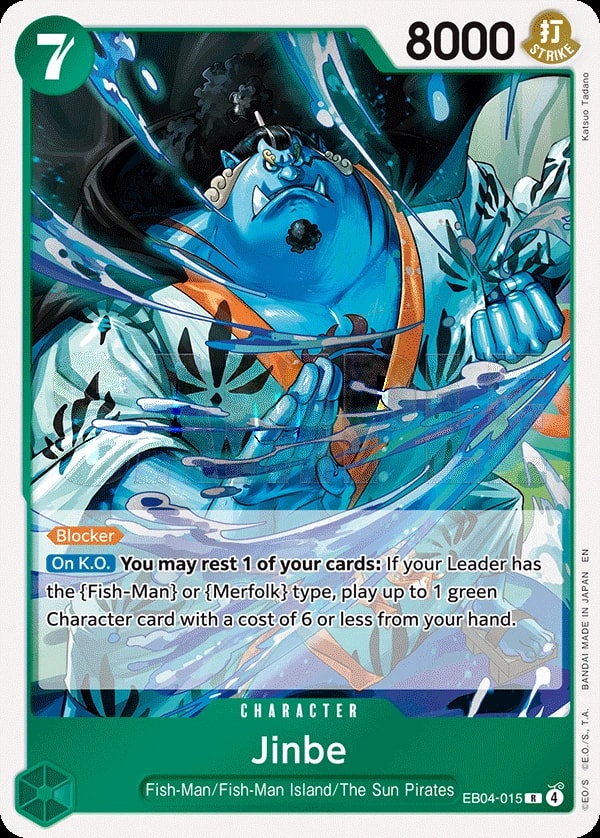 Jinbe - EB04-015 (EB04-015) — Rare One Piece card