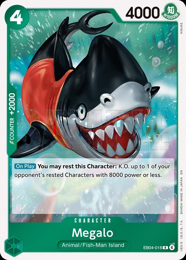 Megalo (EB04-018) — Rare One Piece card