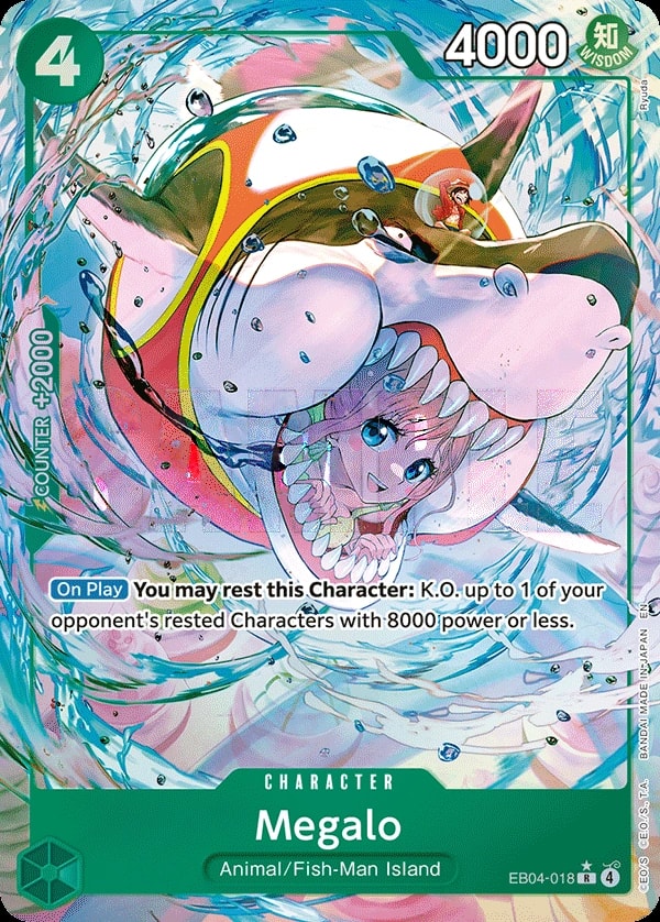 Megalo (018) (Alternate Art) One Piece card