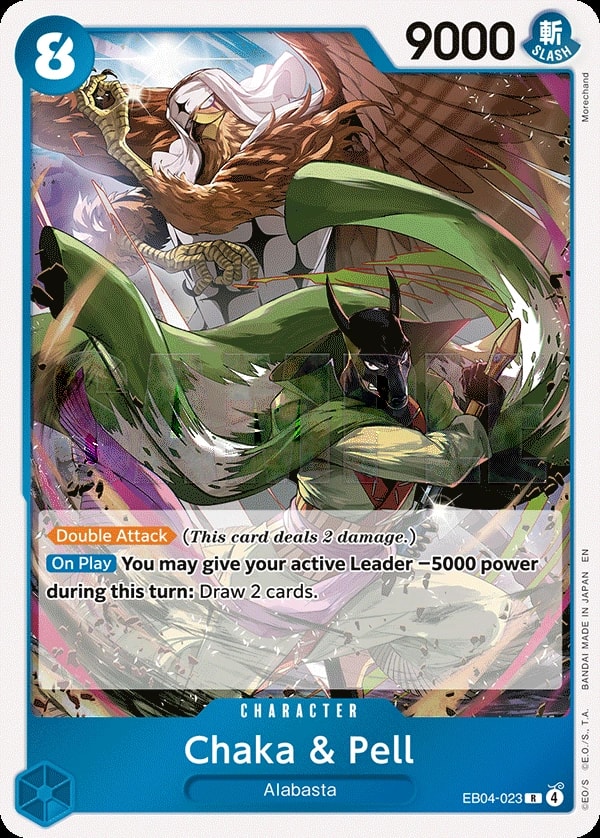 Chaka & Pell - EB04-023 (EB04-023) — Rare One Piece card