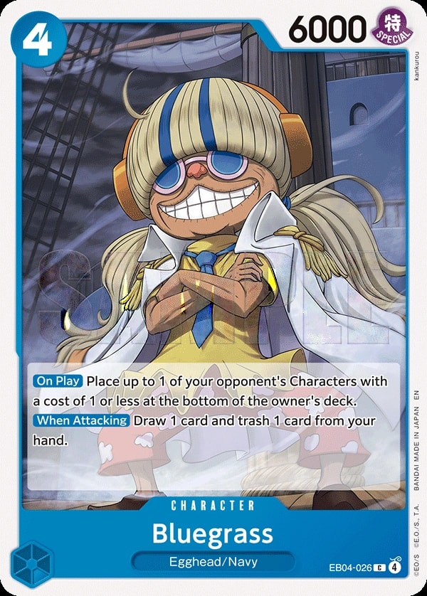 Bluegrass (EB04-026) — Common One Piece card