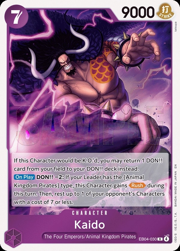 Kaido (EB04-030) — Rare One Piece card