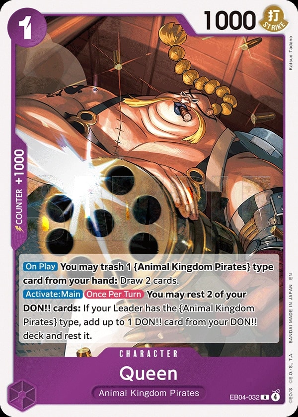 Queen (EB04-032) — Rare One Piece card