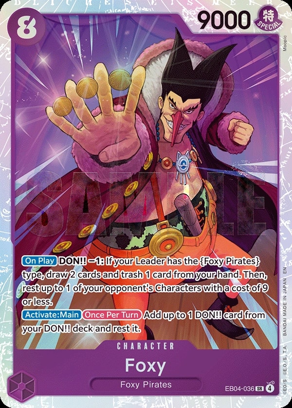 Foxy EB04-036 One Piece card