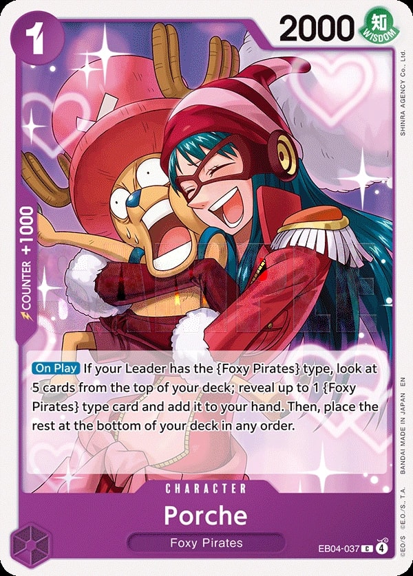 Porche (EB04-037) — Common One Piece card