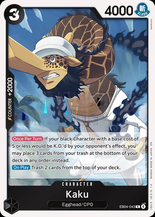 Kaku (EB04-043) — Rare One Piece card