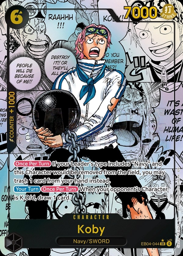 Koby (044) (EB04-044) One Piece card