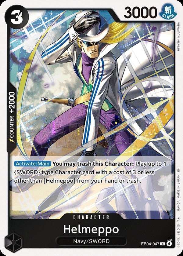 Helmeppo (EB04-047) — Rare One Piece card