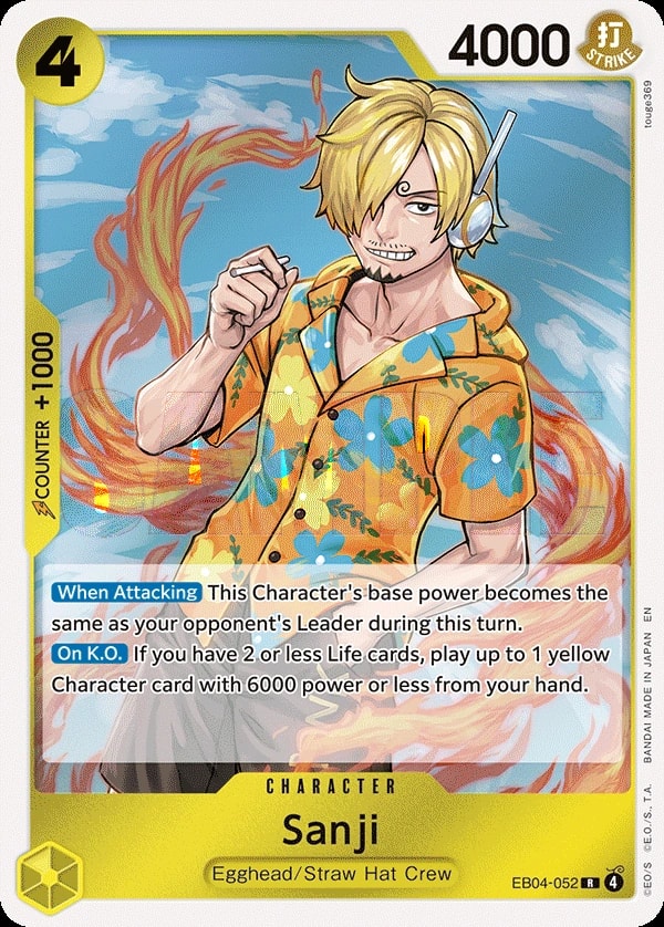 Sanji (EB04-052) — Rare One Piece card