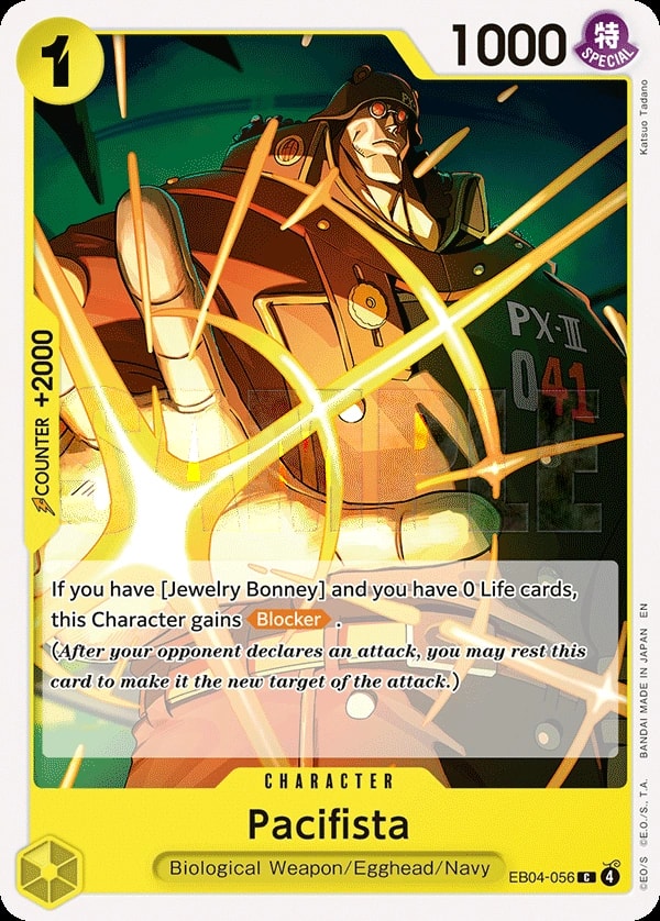 Pacifista (EB04-056) — Common One Piece card