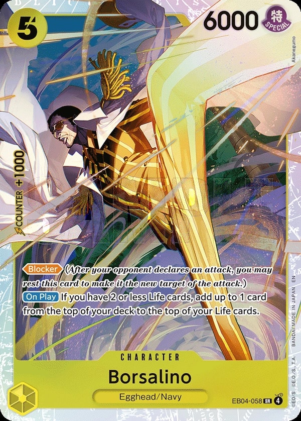 Borsalino EB04-058 One Piece card