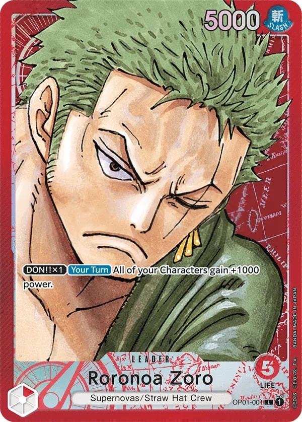 Roronoa Zoro (001) (Parallel) One Piece card