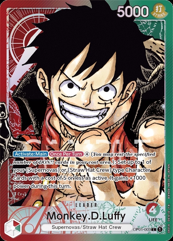 Monkey.D.Luffy (003) (Parallel) One Piece card