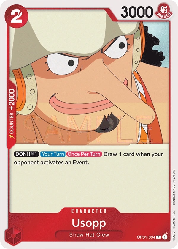 Usopp (OP01-004) — Rare One Piece card