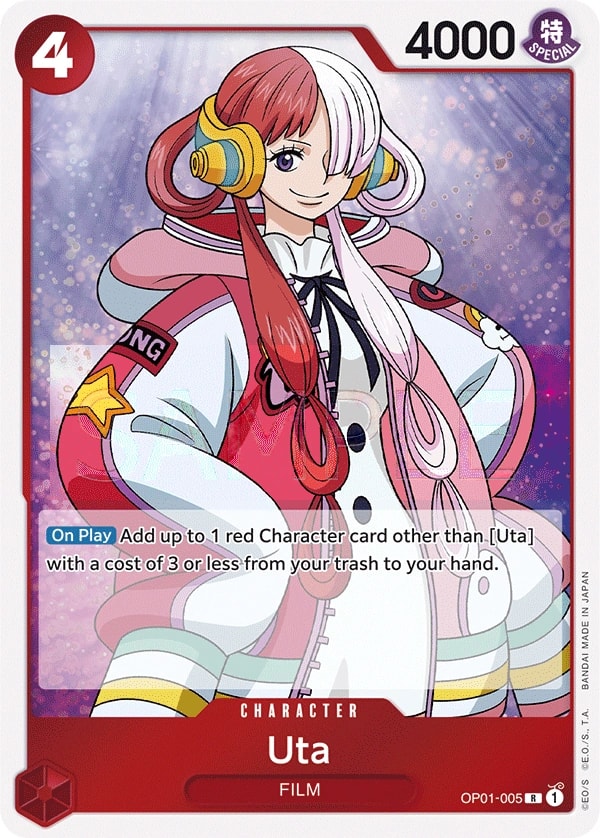 Uta (OP01-005) — Rare One Piece card