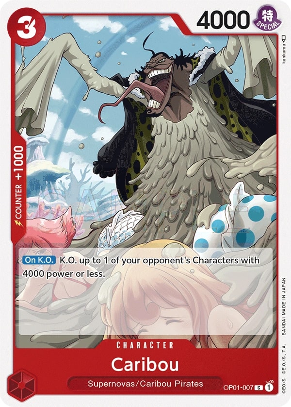 Caribou (OP01-007) — Common One Piece card