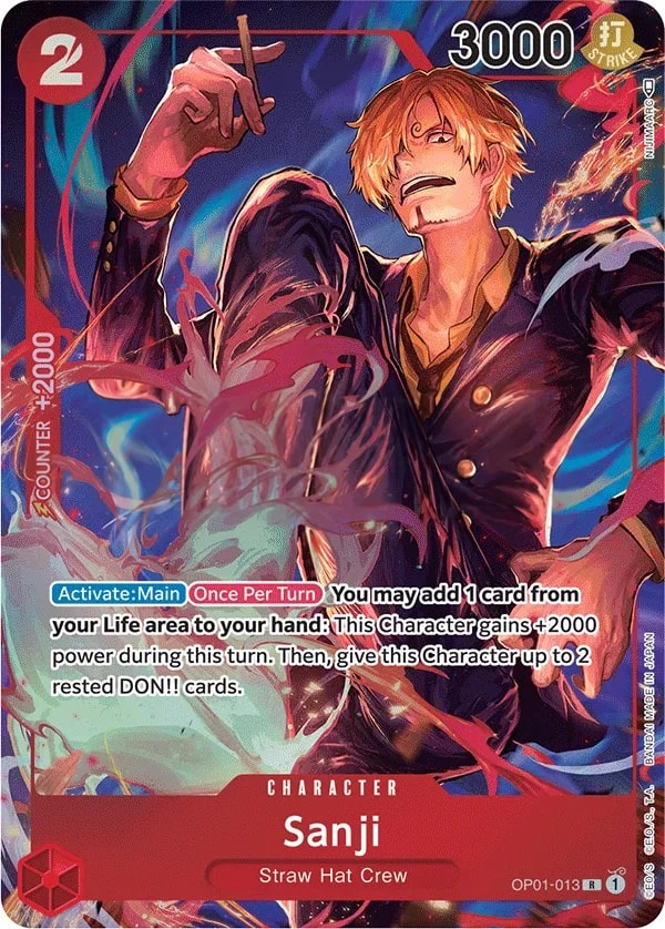 Sanji (013) (Parallel) One Piece card