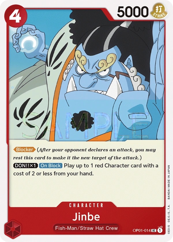Jinbe (OP01-014) — Uncommon One Piece card