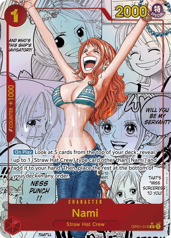 Nami (016) (OP01-016) One Piece card
